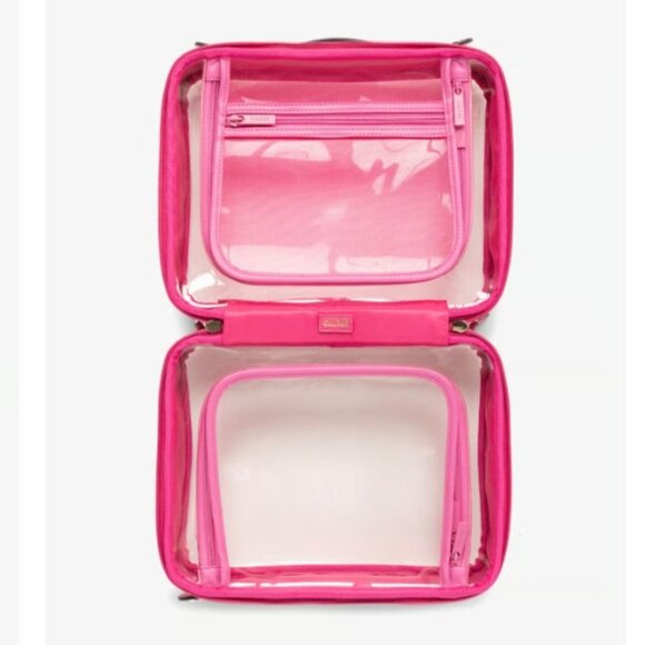 CALPAK Large Clear Cosmetics Case Dragonfruit - Picture 4 of 4